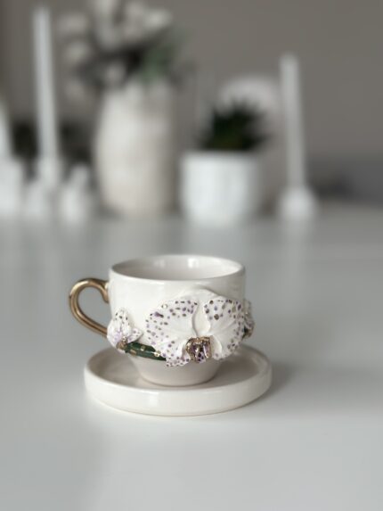 Orkide Türk Kahvesi Fincanı